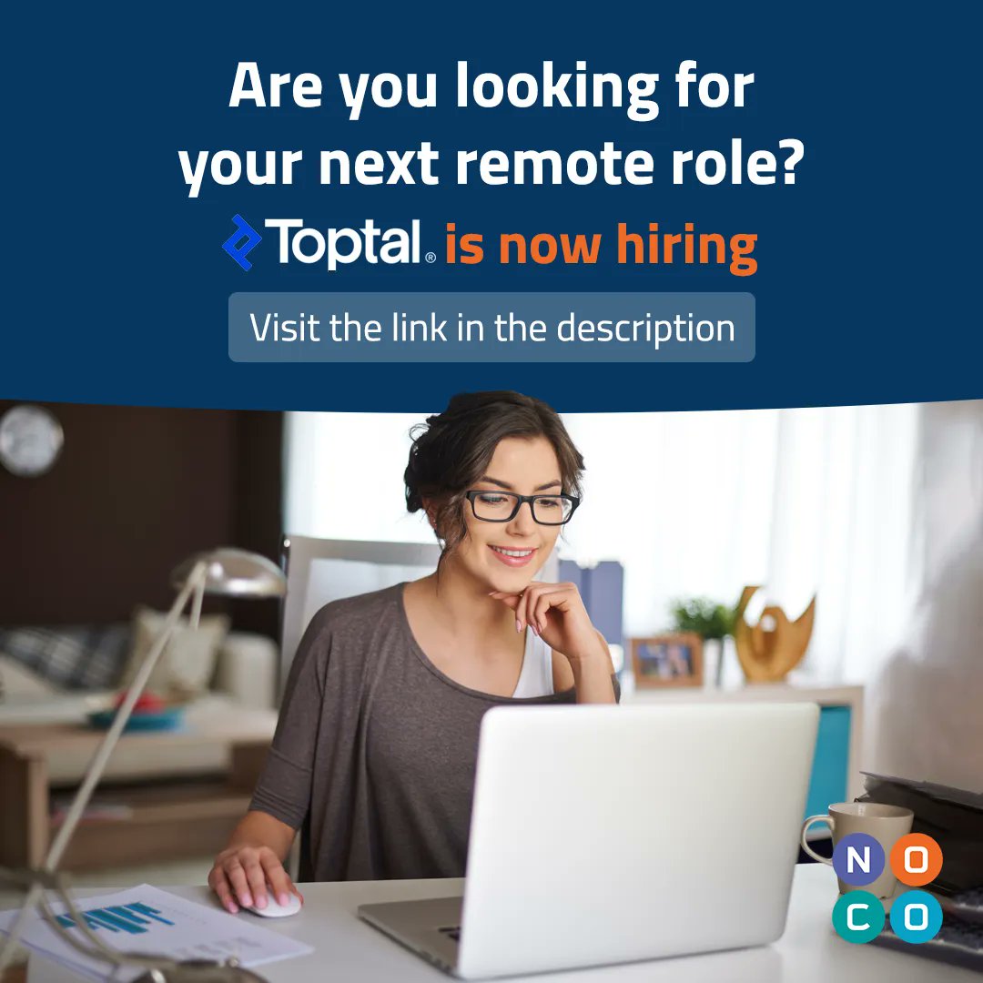 NoCoWorkspace's tweet photo. Toptal is a global network of top freelance talent in business, design, and technology that enables companies to scale their teams, on-demand.  Toptal is the world’s largest fully remote company.

For more information head to:
https://t.co/RN29LTdTIr https://t.co/LY2YdAKfai