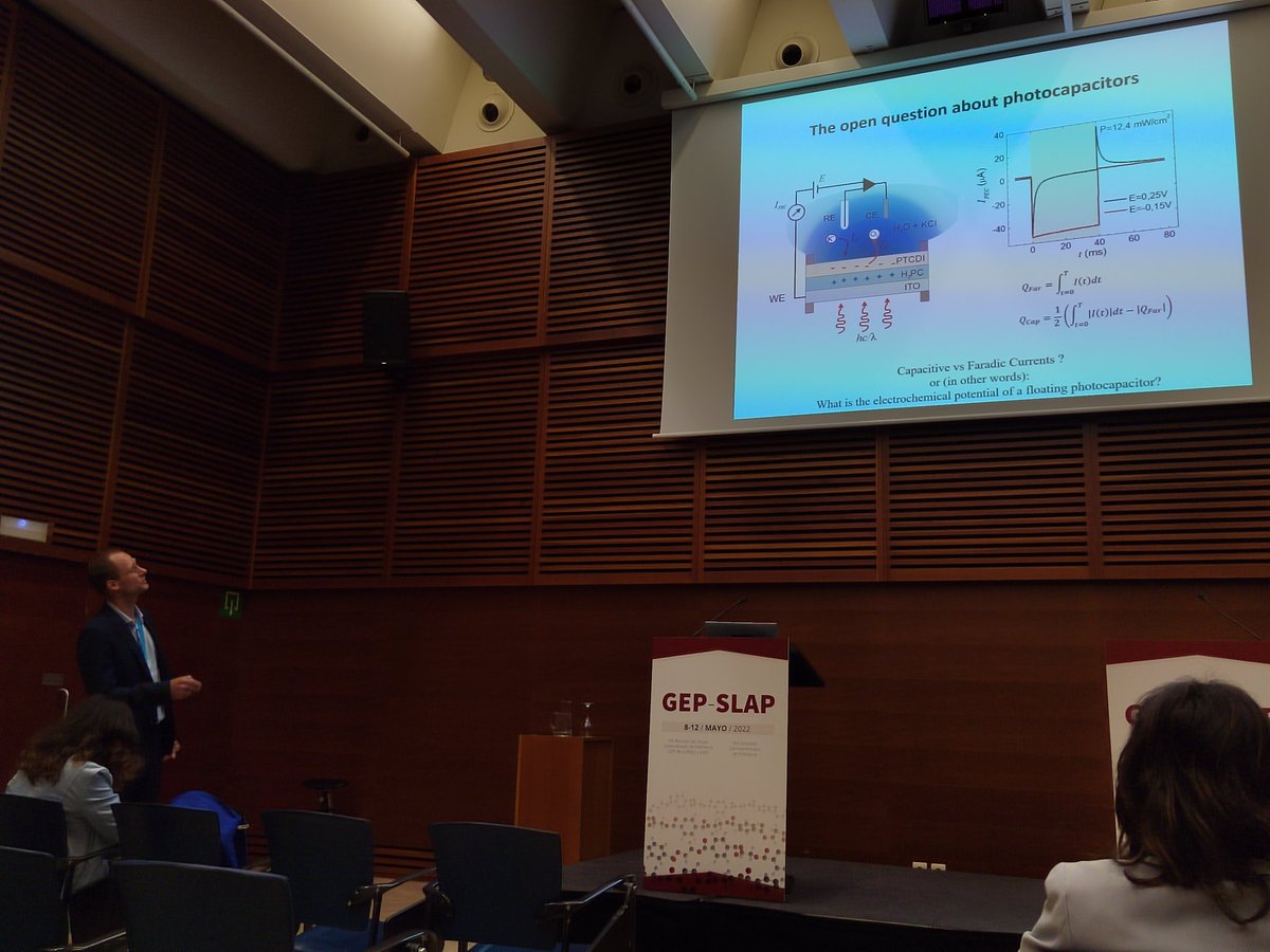 eu_lionhearted's tweet photo. Our @Unibo partner @TobiasCramer13 held a talk about the modelization of the core mechanisms driving the #light-#polymer-#electrolyte transduction, which is at the base of the #lightcell interaction exploited by LH 🦁🫀
Stay tuned for more updates from @gepslap2022! https://t.co/np3aOKNPXW