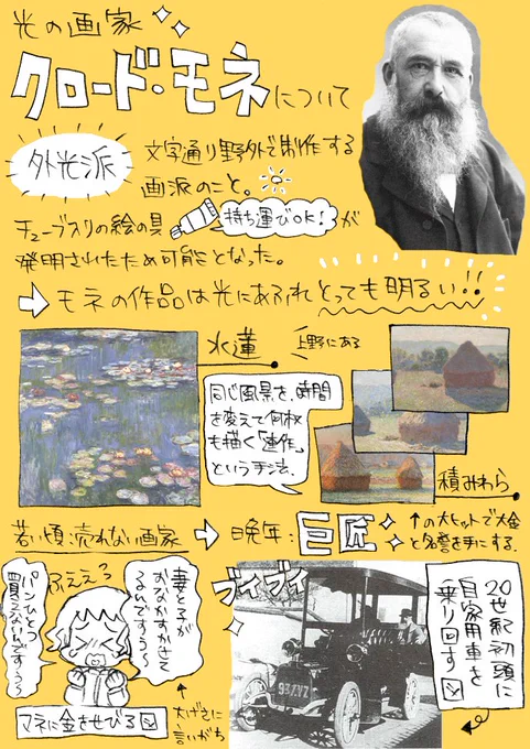 【印象派画家解説】モネ&ルノワール 
