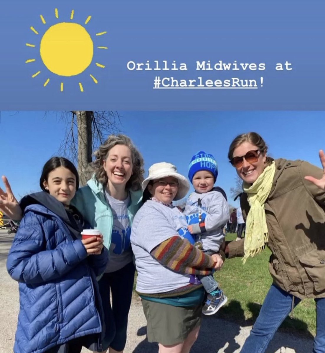 OrilliaMidwives's tweet photo. #charleesrun #orillia #osmh #orilliamiswives @OSMH_News https://t.co/zfplYSIgUc