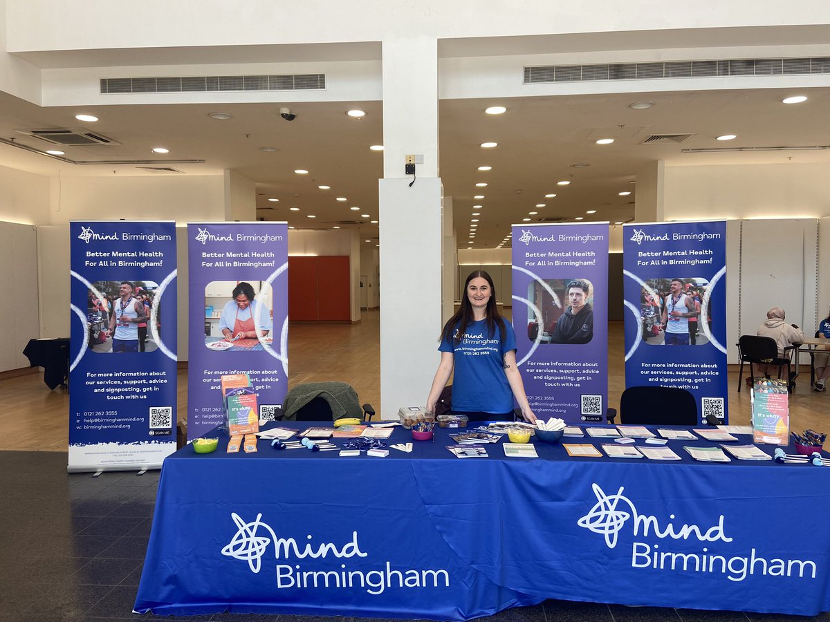 We are at the @Bullring again today and all week 10am - 4pm 

Pop down and see our friendly team  👋- no appointment needed😊

#mhaw
#bullring
#ifthisspeakstoyouspeaktous 
#speaktomind
#bettermentalhealthforall