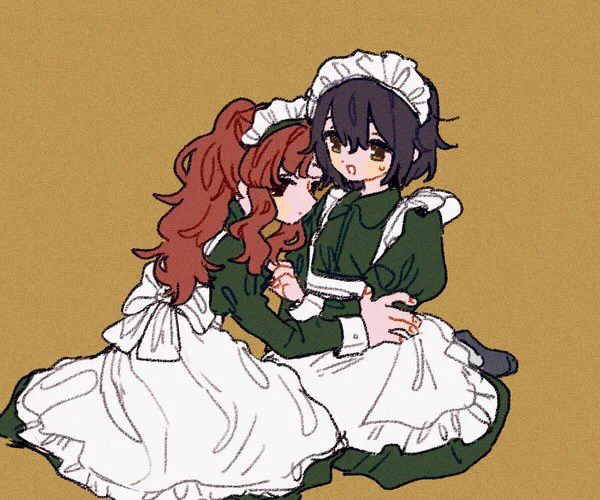 結構描いてた🤳🏻
 #メイドの日 