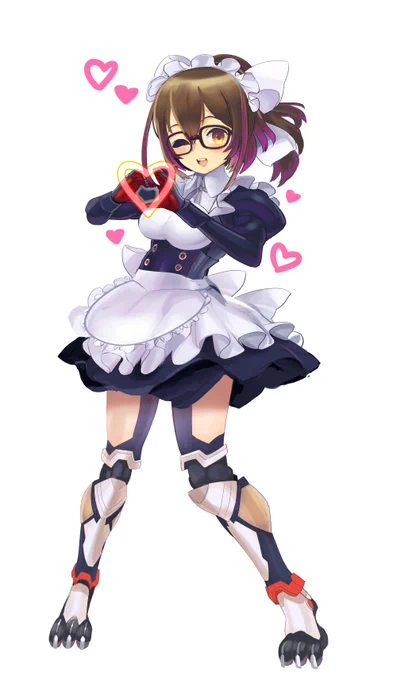 #メイドの日  #ロボ子Art 