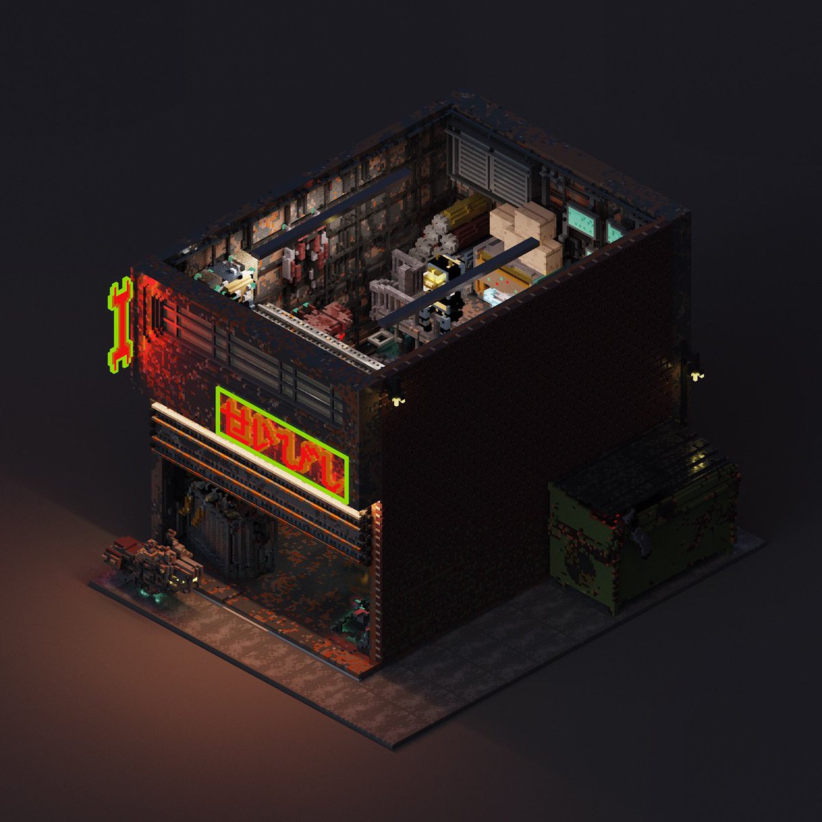 MVC_discord's tweet photo. New creation from @abicus_tech #magicavoxel #voxel #voxelart https://t.co/97bozTAlAh
