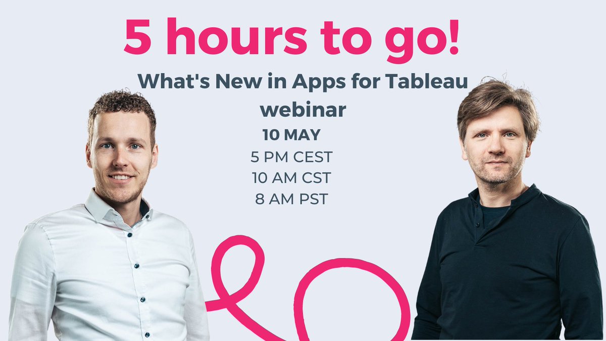 appsfortableau's tweet photo. Todayβs the day!π₯
Join the Whatβs New in Apps for Tableau webinar and attend the premiere of the collaboration project of @ProfDrKSchulte and @MerlijnBuit!
Sign up here: https://t.co/9WQKbwfJVy
See you soon!
#tableau #kpicards #kpi #webinar https://t.co/asM5Bq7wrU