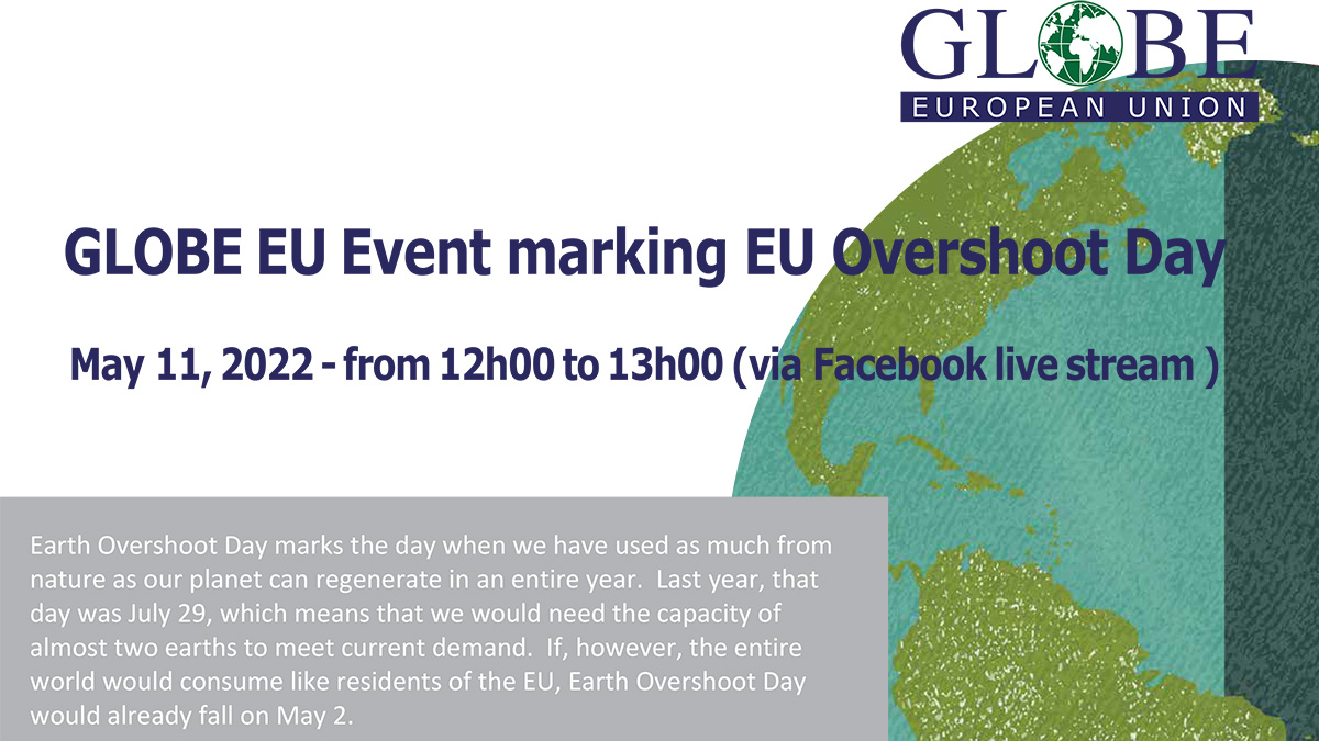 🕛 Starting in 24 hours! <a href="/GLOBE_EU/">GLOBE European Union</a> invites you to mark 🇪🇺 EU Overshoot Day by joining their Facebook Live event TOMORROW at 12:00 CET. During the event, Members of the European Parliament will share their thoughts on resource consumption.

bit.ly/3vM7hs1