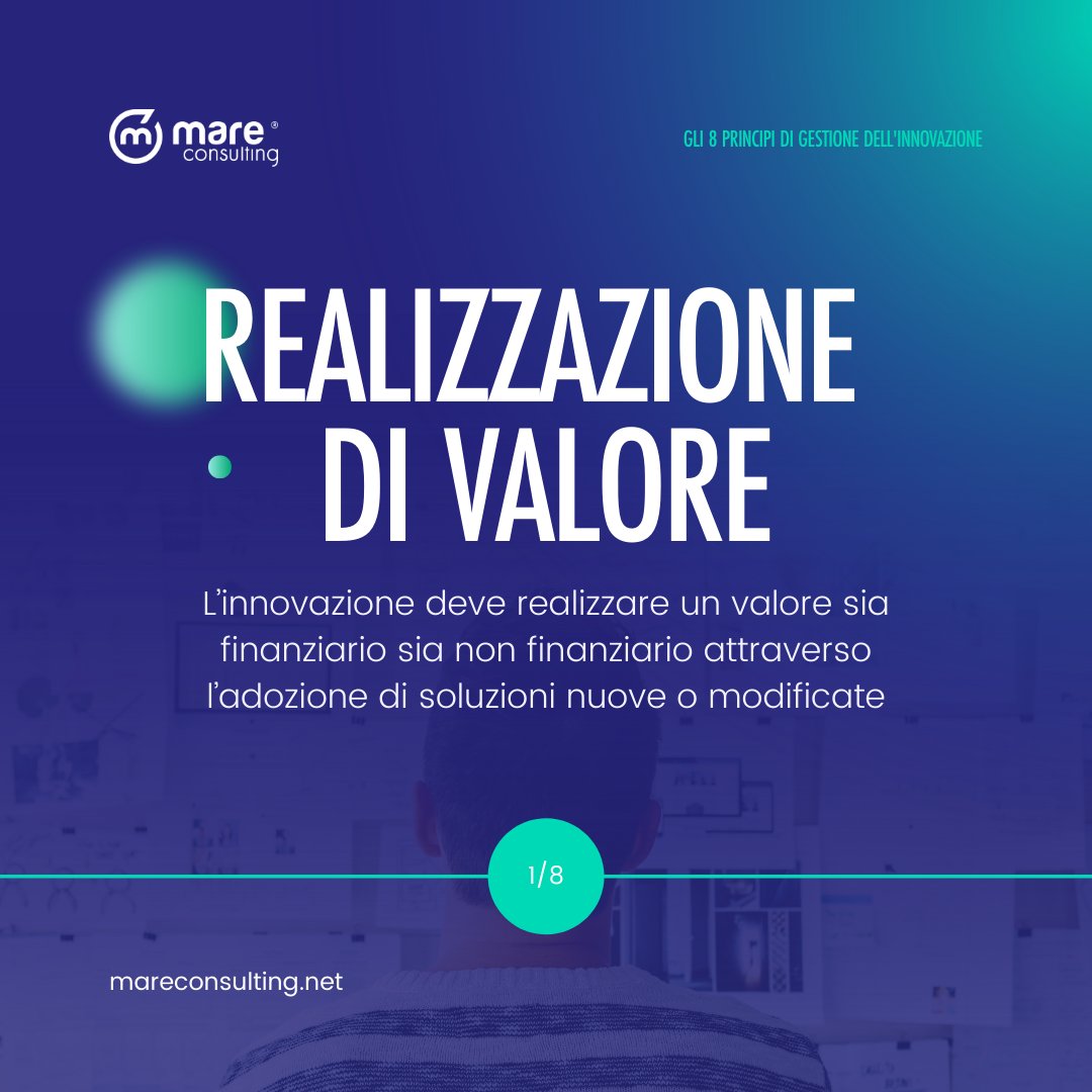 mare_consulting's tweet photo. 💡 Conosci gli 8 #principi dell’#innovazione? Il primo è la “realizzazione di #valore”, che permetterà all’#impresa di avere un #vantaggio competitivo e una #crescita sostenibile-durevole. https://t.co/7oQ0TmjPw5