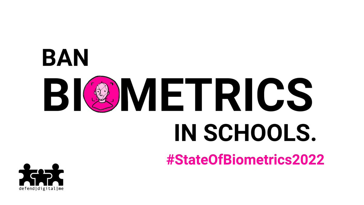 defenddigitalme's tweet photo. The @ICOnews must step in to better protect #ChildRights and freedoms as recognised under the GDPR, the UK Data Protection Act 2018 and Convention 108.
https://t.co/OFfNhX4nty #StateofBiometrics2022 #FacialRecognition #edTech #BanBiometricsInSchools https://t.co/Zfgbz93fyS