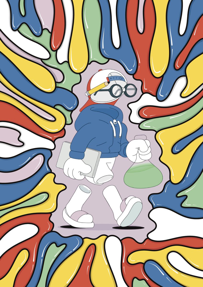 And here’s the final piece <a href="/MotionMarkus/">Markus Magnusson 🤝</a> 
This is set up as an A3 print so if you wanted a hi-res version that Twitter hasn’t butchered drop me a message 🤙🏽 Keep up the unreal community vibes