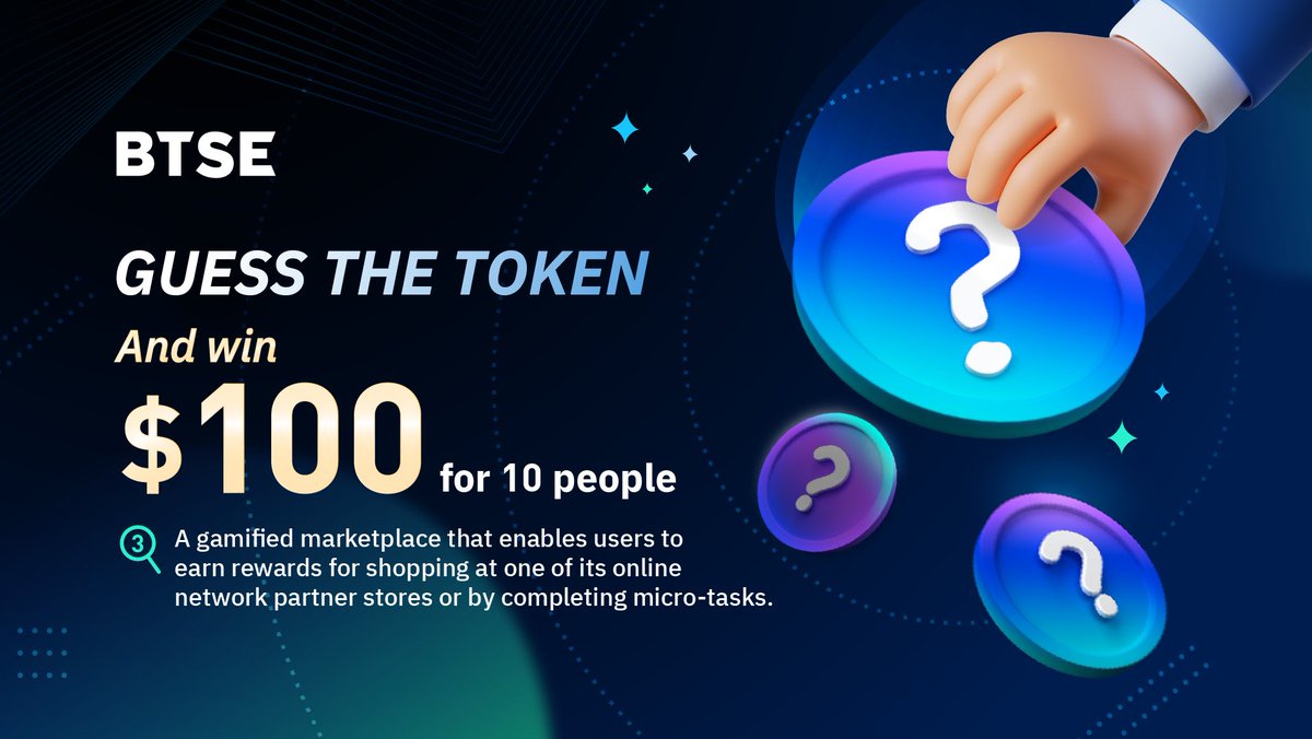 BTSE_Official's tweet photo. #BTSE Giveaway! 🎉

🔹Predict the next 3 projects that will be listed on BTSE
🔹Follow @BTSEcom 
🔹RT, like &amp; tag 3 friends

10 winners will share $100 in $BTSE token!💰

Winners will be announced on 12/05  at 11AM UTC! Good luck! 🍀

Hints are in the graphics below👇 https://t.co/wbvqMgnb33