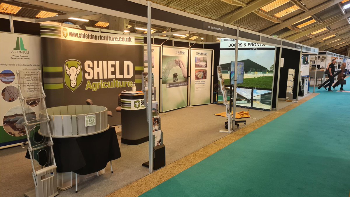 HueskerI's tweet photo. Join us and Shield Agriculture at the @PigPoultry for the next 2 days. Pop along and say Hi! Ross &amp; Roger will be delighted to meet you! https://t.co/0pKNIyIsb6