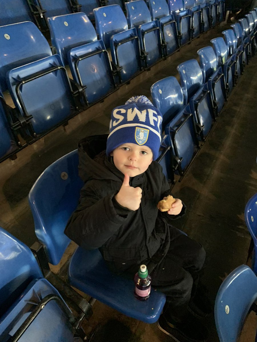 AskhamLuke's tweet photo. For me this season has been my favourite took Jax to the Rotherham game and he’s been hooked ever since and he loves a pint in Jubes! 
UTO #SWFC see you next season! https://t.co/GE7WsHpr5w