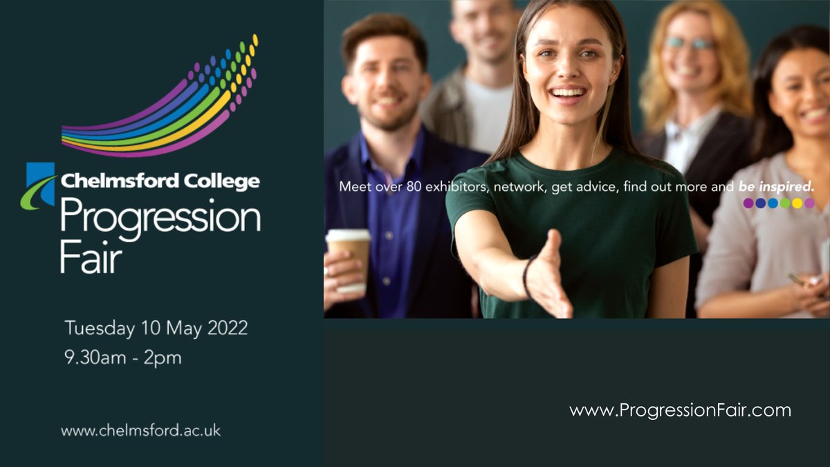 chelmsfordcol's tweet photo. ๐ Have you said hello yet at our #ProgressionFair?
Weโre there, along with @MakeHappenEssex @ARUEngagement and @Uni_of_Essex helping to make a difference to young people working out what to do next with their lives! โจ#FutureMe https://t.co/c7SqSPyWi5