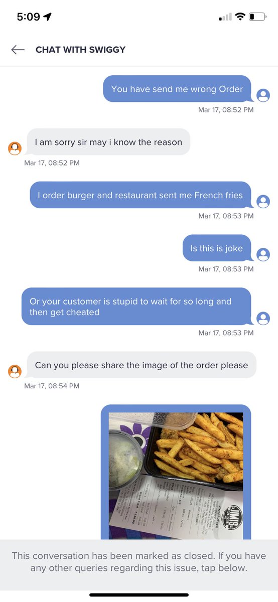 saahil_more's tweet photo. 1/2 @SwiggyCares @swiggy_in #Scamming customers. Sending wrong orders. Hesitating to give refund. Lying to customer that refund is initiated but they don’t really do that
@jagograhakjago @OnlineLegalInd 
Order 130601502603 https://t.co/yRtCHShwcu