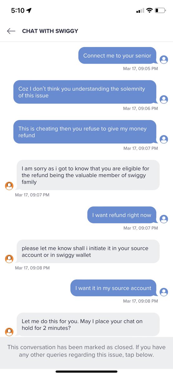 saahil_more's tweet photo. 1/2 @SwiggyCares @swiggy_in #Scamming customers. Sending wrong orders. Hesitating to give refund. Lying to customer that refund is initiated but they don’t really do that
@jagograhakjago @OnlineLegalInd 
Order 130601502603 https://t.co/yRtCHShwcu