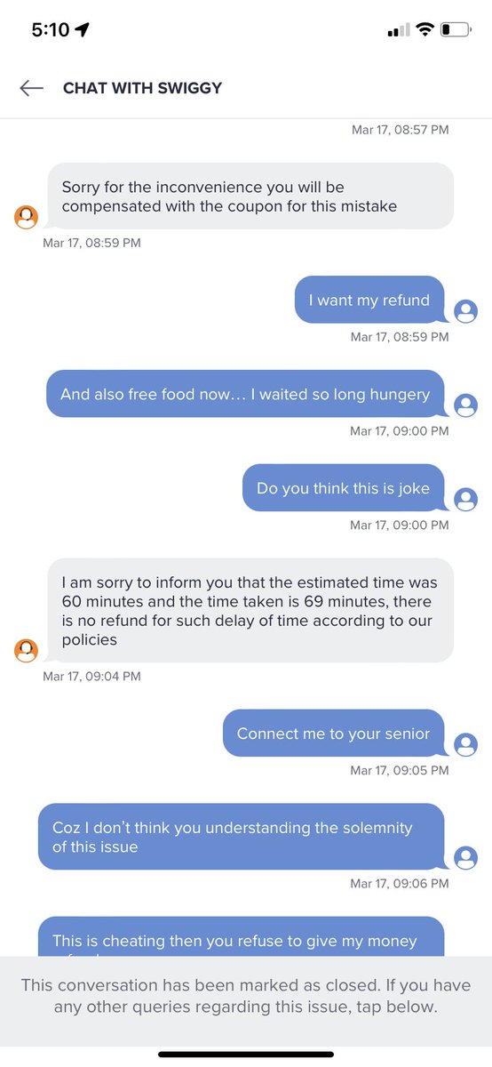 saahil_more's tweet photo. 1/2 @SwiggyCares @swiggy_in #Scamming customers. Sending wrong orders. Hesitating to give refund. Lying to customer that refund is initiated but they don’t really do that
@jagograhakjago @OnlineLegalInd 
Order 130601502603 https://t.co/yRtCHShwcu