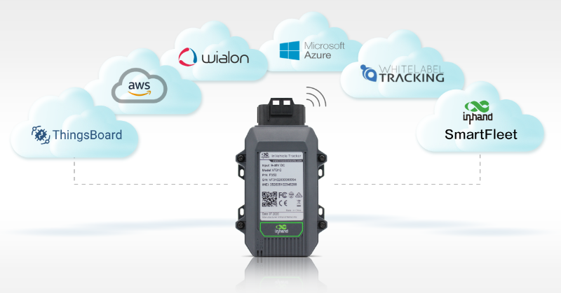 InHandNetworks's tweet photo. InHand  #vehicletracking Gateway VT310 supports multiple mainstream #IoT cloud services, whether you want to customize your platform on a PaaS or simply use an out-of-the-box management tool, we’ve got a solution for you! 
#connectivity #IoTsolutions #inhandgo
Learn more 👇