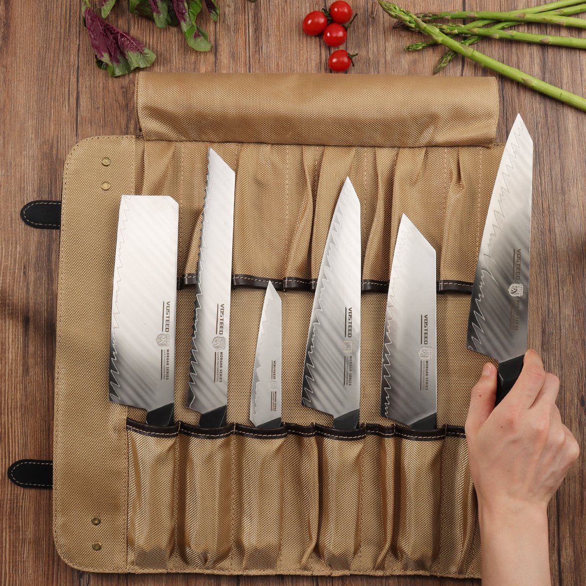 vosteed's tweet photo. Keeping your knives organized and protected | Vosteed Knife Roll Bag https://t.co/NoEkTJ4KGP