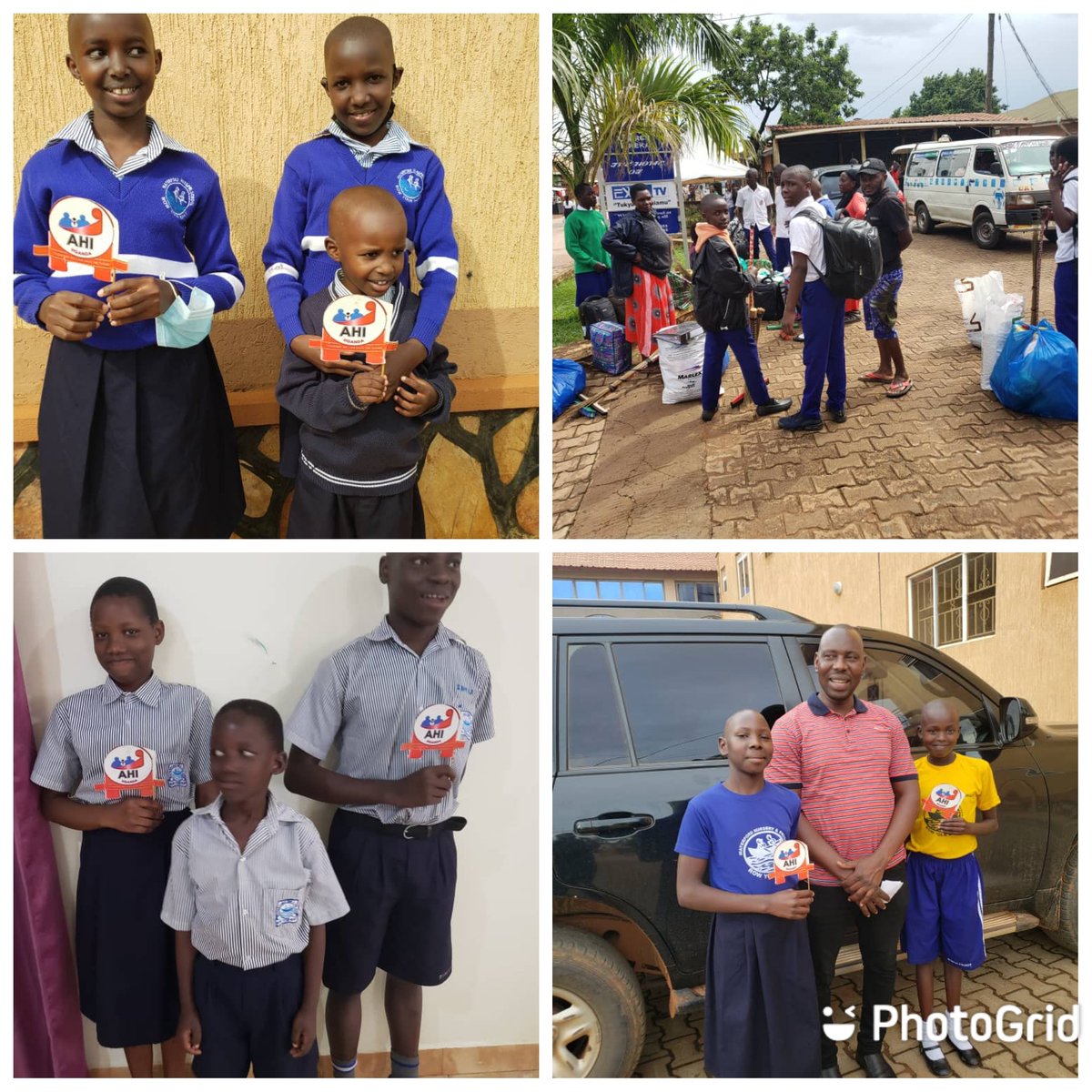 <a href="/AhiUganda1/">Ahi Uganda</a> children under sponsorship reported back to school safely. We thank God for keeping them safe during holidays. We thank God for their parents and the community at large. #school . Great term a head