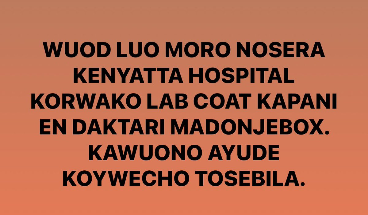 Yawuot Luo udhi marach 🤣🤣🤣