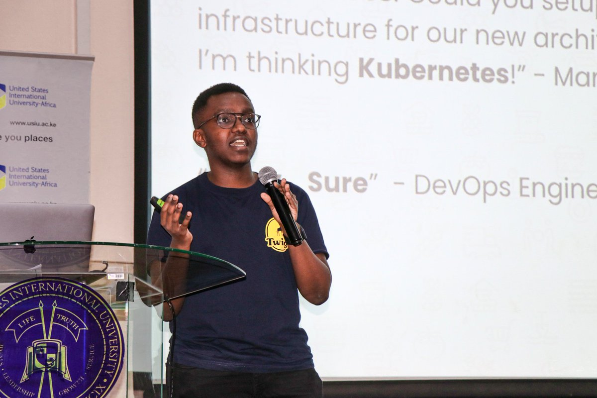 MshindiVic's tweet photo. Greatful for the growth 📈
Left:Speaking at @pythonairobi meetup in 2019 with @mc_alila.On building microservices with nameko to 20+ Pythonistas
Right:Speaking at #PyconKe2022 about Infrastructure as Code with Python, using @PulumiCorp, to 300+ Pythonistas🚀
#onwardsandupwards https://t.co/dAfbTkw4AC