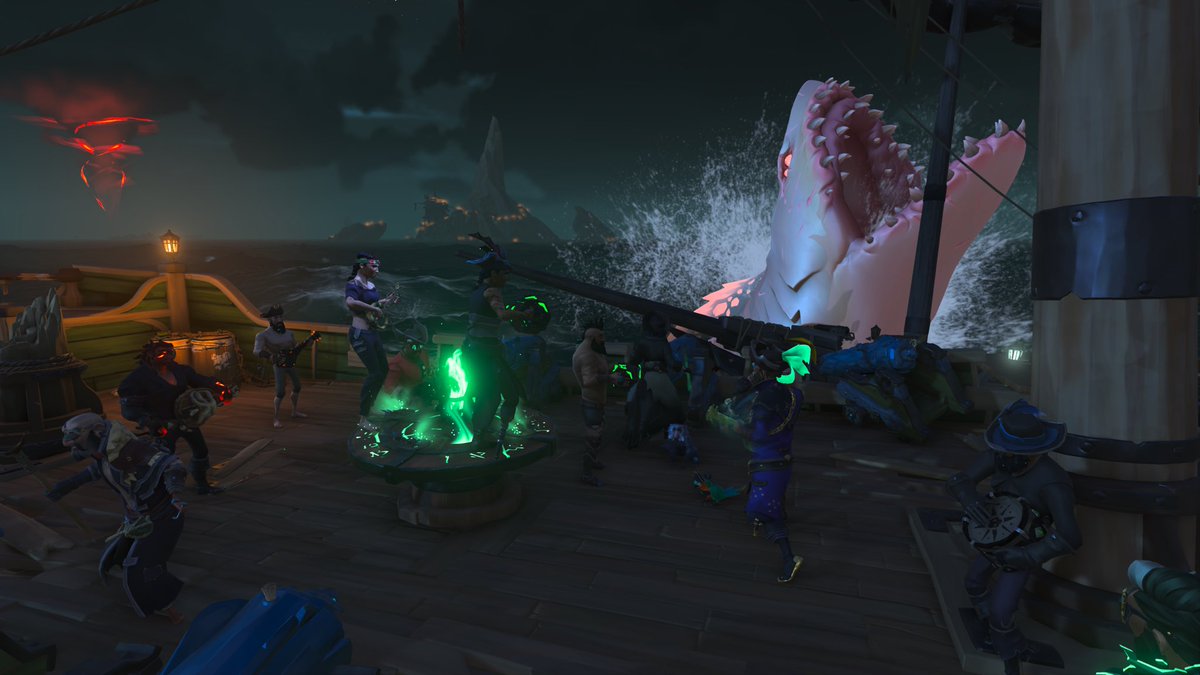 LukeVonDoom's tweet photo. More megalodon summonings going on. 🙂

@TrackerAngel @SneakyIsBack943 

@SeaOfThieves #SoTShot @RareLtd #SeaOfThieves #BeMorePirate @Xbox #XboxSeriesX #xbox https://t.co/ytToXuAQiA