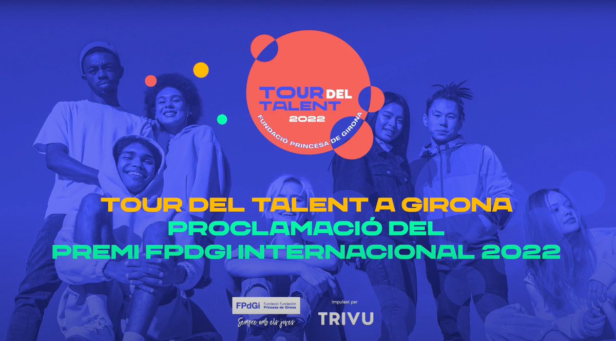 EN DIRECTE!
👉 youtu.be/Iqd2ic3HXfI 👈

Segueix l'acte central del #TourDelTalent a #Girona
Avui també descobrirem el nom del guanyador o guanyadora del #PremiFPdGi Internacional 🌍