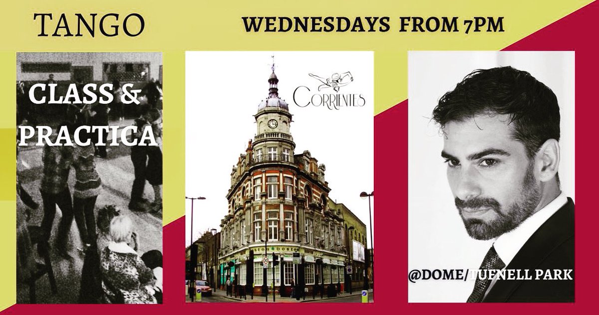 BostonArms's tweet image. 📣 Tango Wednesdays Classes &amp;amp; Practica in the @BostonMusicRoom entrance through the iconic pub Boston Arms.

⏳7-8 pm Class, Open Level  

*Class &amp;amp; Practica £16 or £15 cash at the door.
*Practica Only £13 or £12 cash at the door.
No need to book.