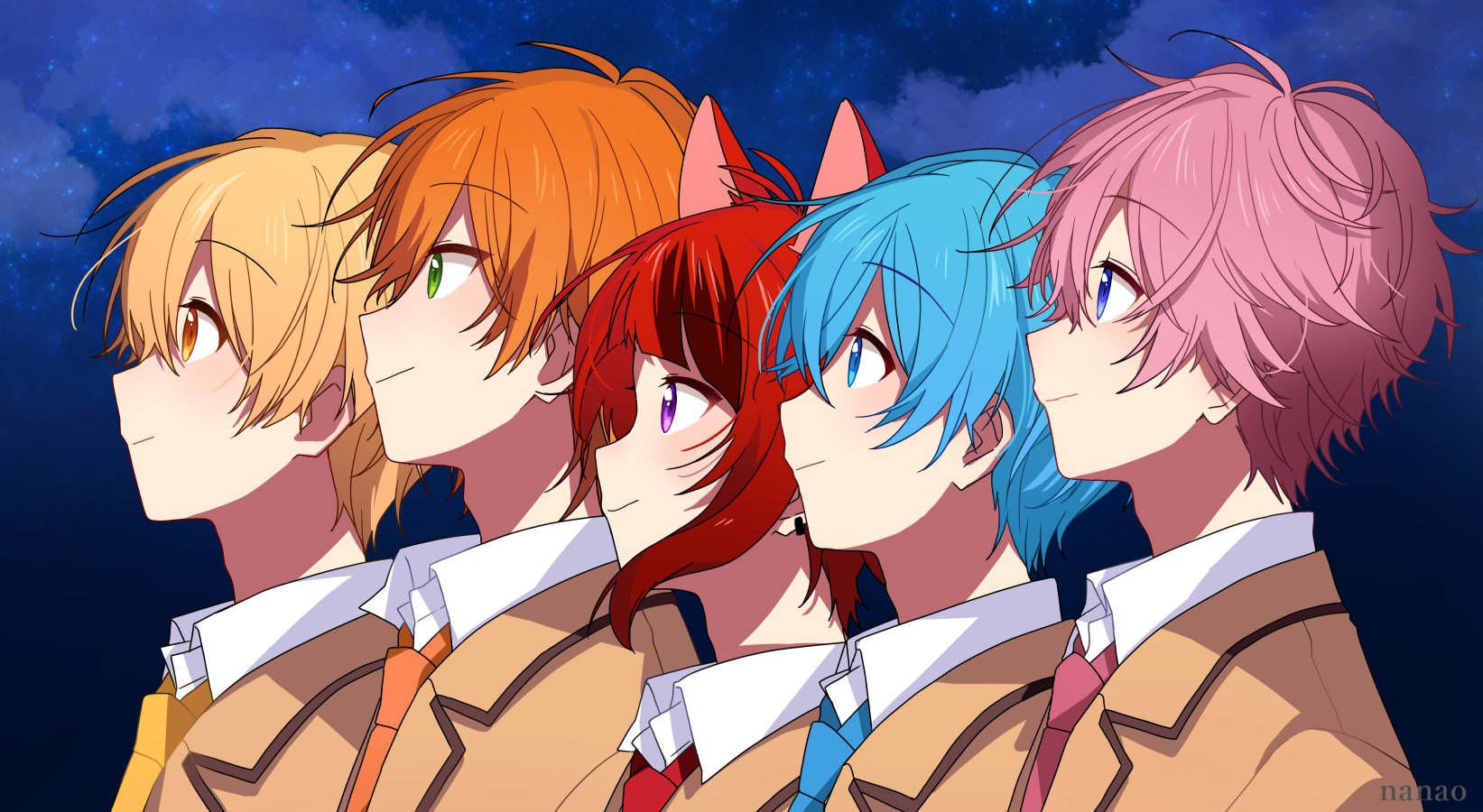 Nanao 映像の綺麗なキラキラがありませんが イラストどうぞ 横顔 T Co Isfjtpmy3n Twitter