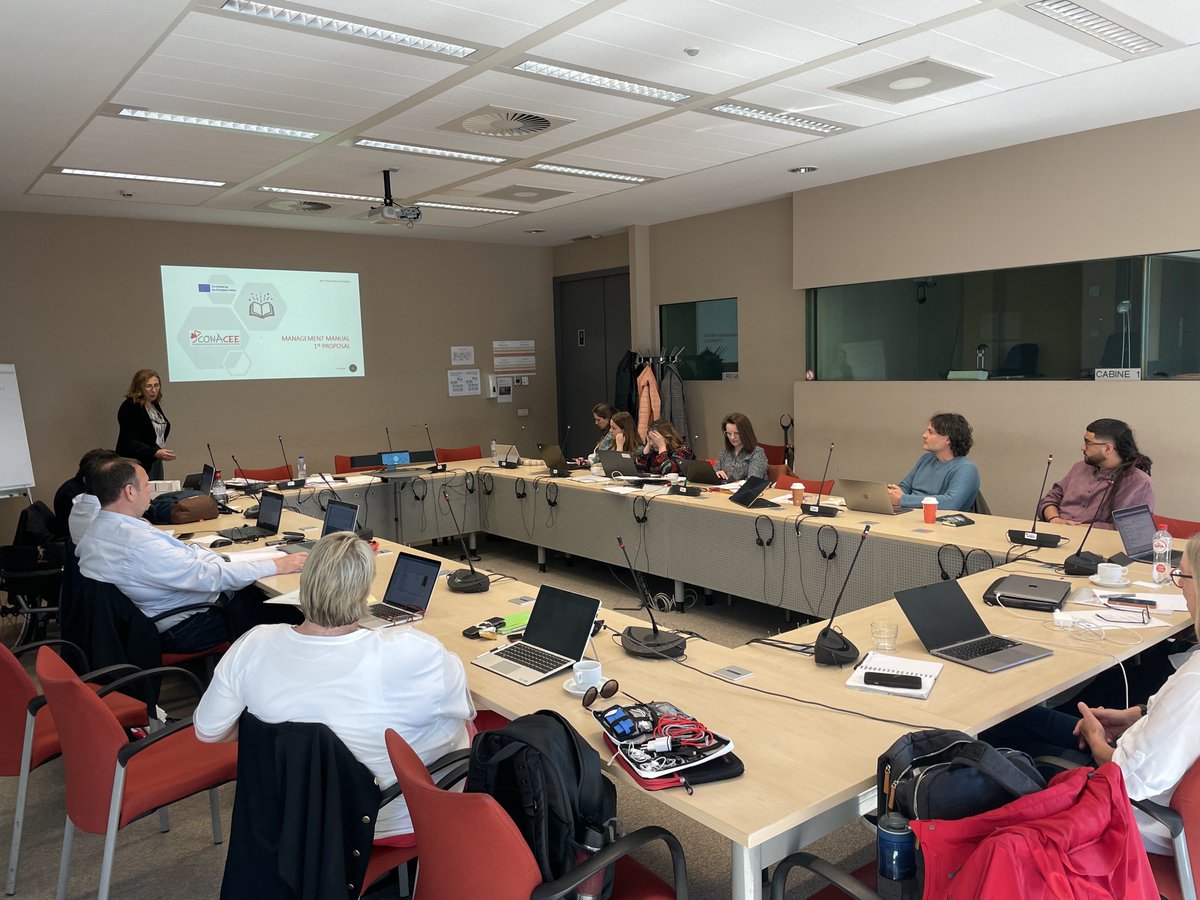 co4tran's tweet photo. Kick-Off Meeting European Project #Co4Tran (Training in the transition from sheltered employment to ordinary employment) #ErasmusPlus #Erasmus+ @bagif_de
 @UNEA_France
 @unicomplutense
 @Ewetabe
 @sepiegob
 @EUErasmusPlus @CONACEE @facultadtsucm @co4tran @EuCIE_ https://t.co/ycAAYXwXo3