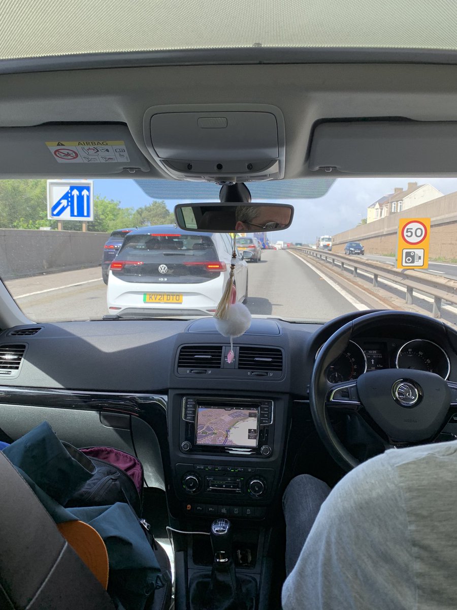 schmellon's tweet photo. @SWP_Roads completely clear road ahead and these idiots are aggressively stopping people going past on an already clogged motorway. https://t.co/mPBnf5WMP3