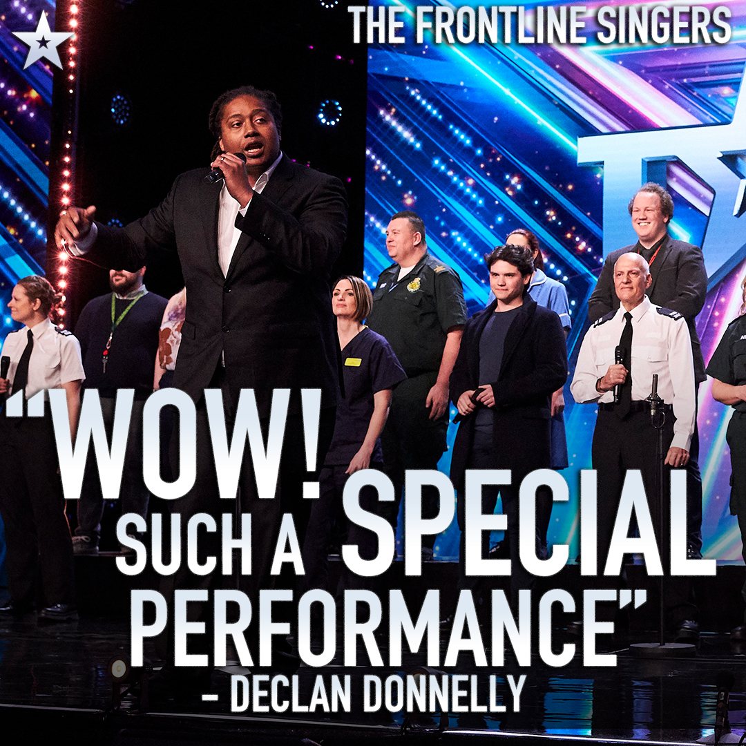 BGT's tweet photo. A song about hope, unity and positivity 💕

Watch @TFSingers stunning performance of their original song 'Strange Old World': https://t.co/hikyQw6PqW  

#BGT https://t.co/YqT5p9P714