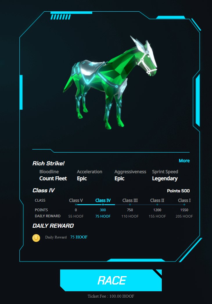 metaderbySky's tweet photo. Honestly, think my Rich Strike has got a shot in the Race to 1st Campaign. Monster of a horse:
@metaderby #MetaBreed
https://t.co/LQ2yhqOzN1
@AventuresDao @apa_nft @kriptokapgan @YGGIndia @MetaGamingGuild https://t.co/SLNs3HYrYZ