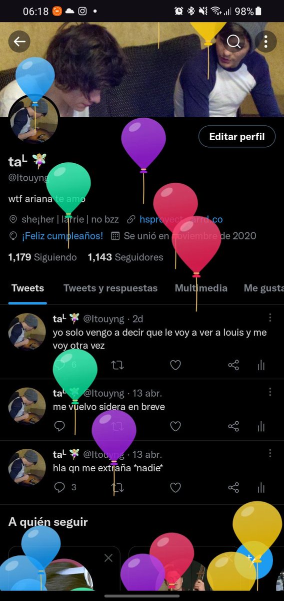 taᴸ 🧚🏼‍♀️ VI A LOUIS tweet media