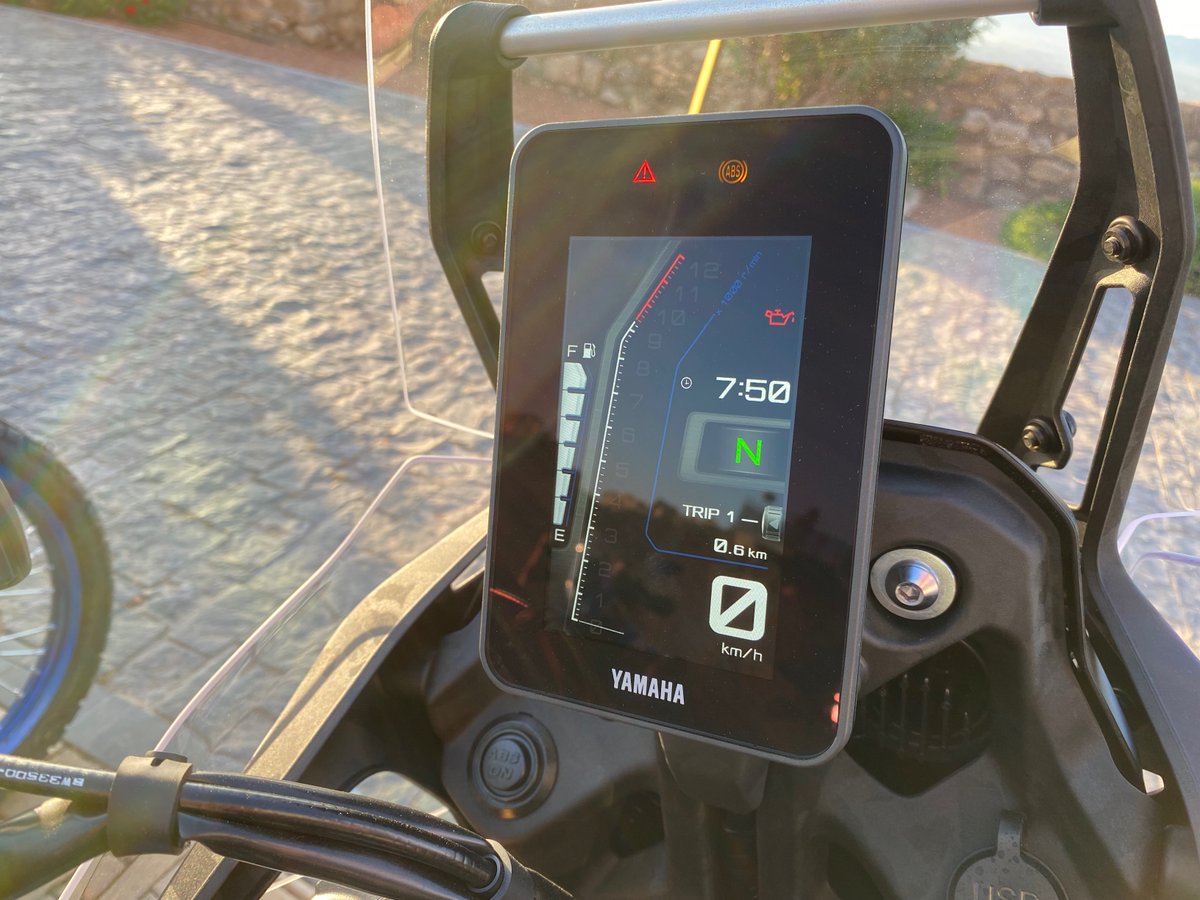 MCNnews's tweet photo. Today we're riding the @YMUKofficial Ténéré World Raid, a long-range, high-spec, big-tank version of the standard Ténéré. Long day in the saddle today, including over 100 miles off-road. Should be a good test of the bike. #worldraid #nexthorizon #adventure https://t.co/SGJrvzonSf