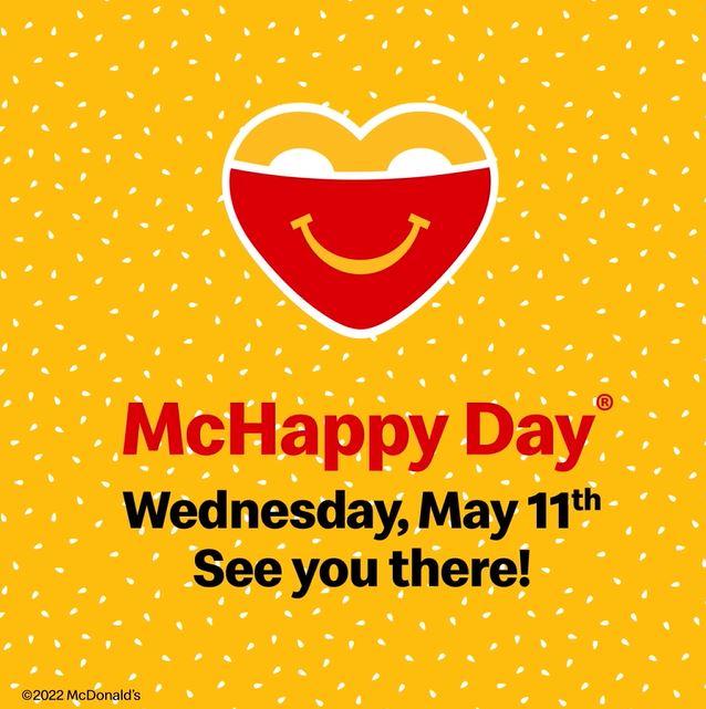 Tomorrow is the BIG DAY! #McHappyDay