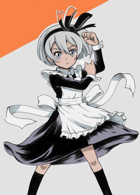 メイドの日らしいので過去絵上げ上げスタイル 