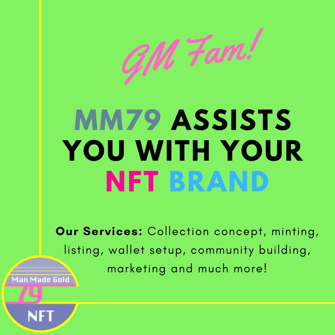 Josie_onthemoon's tweet photo. We are super excited to finally launch πΉ#MM79 ! π―
If you have been wanting to create your #NFTbrand but have no idea where or how to start, we are here for you. πͺ
#nft #community #management #startup #building #brand #mojo #mm79 https://t.co/JqyTNadVVL