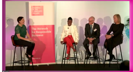 Chedu Peba, Diversity &amp; Inclusion Manager <a href="/SkyIreland/">Sky Ireland</a> shares successes on D&amp;I - structured approach to collecting data, dedicated resource, on agenda of business updates, a diversity action group &amp; a communications plan! @BITCIreland #ElevatePledge Report launch <a href="/DeloitteIreland/">Deloitte Ireland</a>