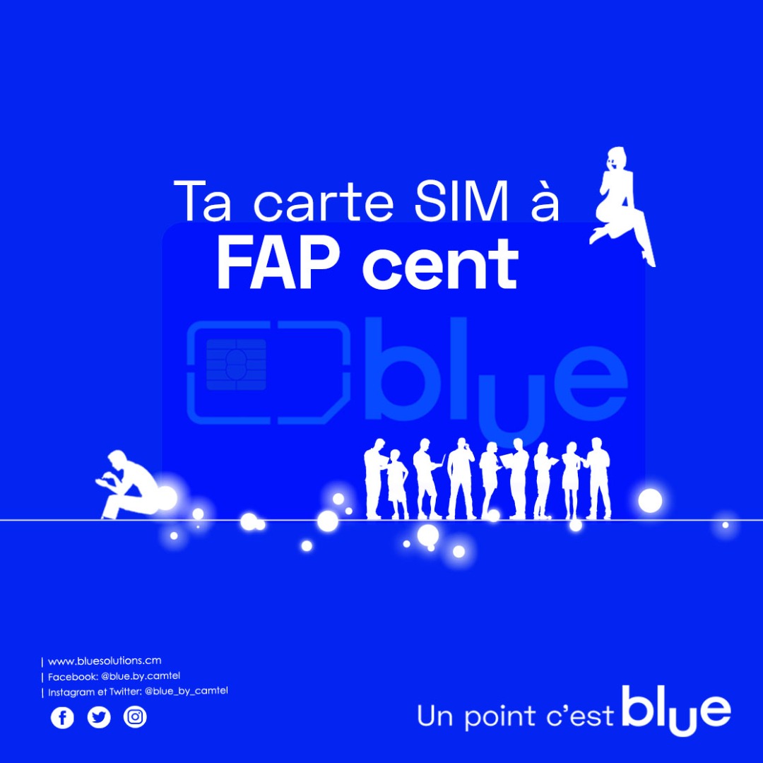 blue_by_camtel's tweet photo. Rendez-vous en agence pour l'achat de vos SIM, muni d’une photocopie de la CNI, un plan de localisation (mentionnant un numéro de téléphone secondaire) et l'IMEI du terminal auquel la SIM est destinée.
#LifeIsBluetiful https://t.co/argb11urBE