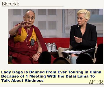 𝗦𝘂𝗽𝗽𝗼𝗿𝘁 𝗧𝗶𝗯𝗲𝘁 𝗮𝗻𝗱 𝗴𝗲𝘁 𝗕𝗮𝗻𝗻𝗲𝗱 𝗶𝗻 𝗖𝗵𝗶𝗻𝗮 is a new norm. Lady Gaga banned!!