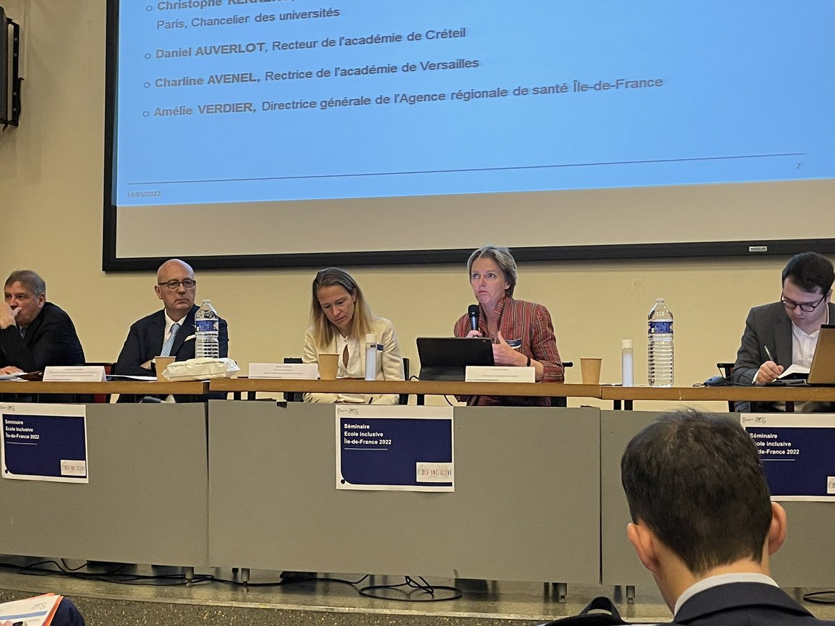 MAussibel's tweet photo. Séminaire école inclusive Île de France 
Échanges et réflexions 
@acversailles @CathyCOTONAT @dsden92 @gregory_wirth https://t.co/pJ1EAJ82nW