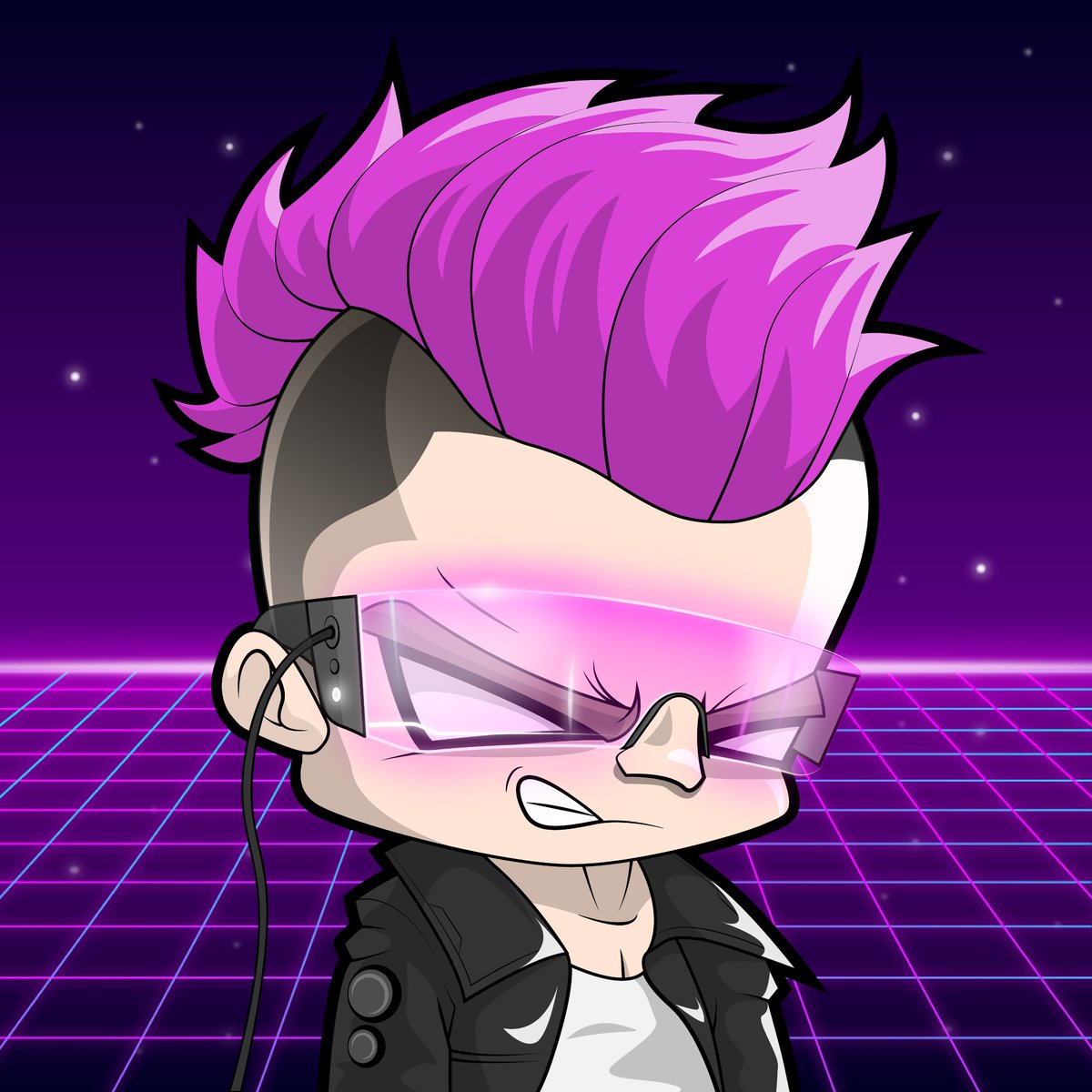 Pizzuuuuuu's tweet photo. @Metaversials Mohawk Purple Gang 🟣🟣🟣 https://t.co/zU6kIINgMk