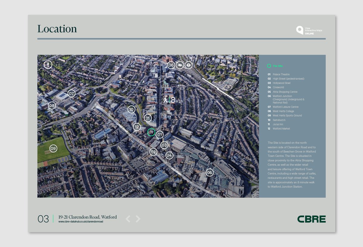 DesignArmstrong's tweet image. Latest project to launch: 19-21 Clarendon Road, Watford - an exciting opportunity for the development of 65 private homes in the heart of Watford Town Centre for @CBRE_UK

Love working with the new 2022 global branding, consistency is key!

#lifeindesign #brochures #marketing