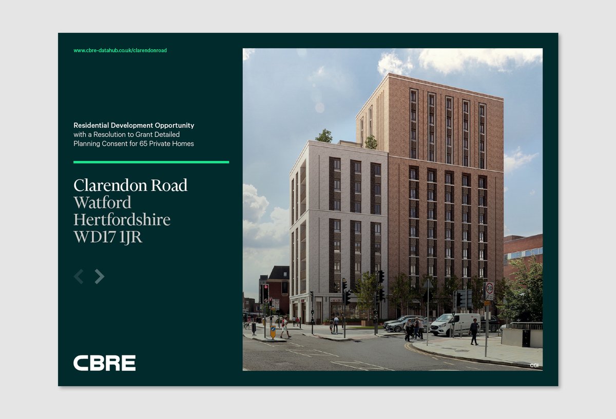 DesignArmstrong's tweet image. Latest project to launch: 19-21 Clarendon Road, Watford - an exciting opportunity for the development of 65 private homes in the heart of Watford Town Centre for @CBRE_UK

Love working with the new 2022 global branding, consistency is key!

#lifeindesign #brochures #marketing