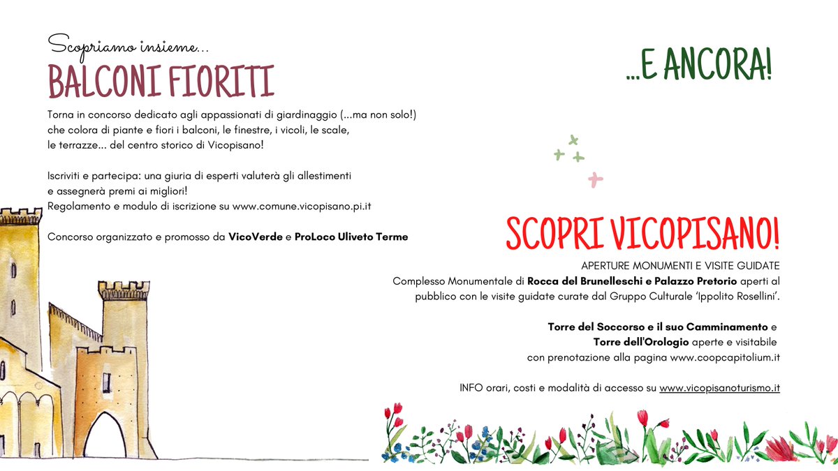 VicopisanoF's tweet photo. Castello in Fiore 14-15 Maggio 2022 https://t.co/BKZPbK1Ddq
