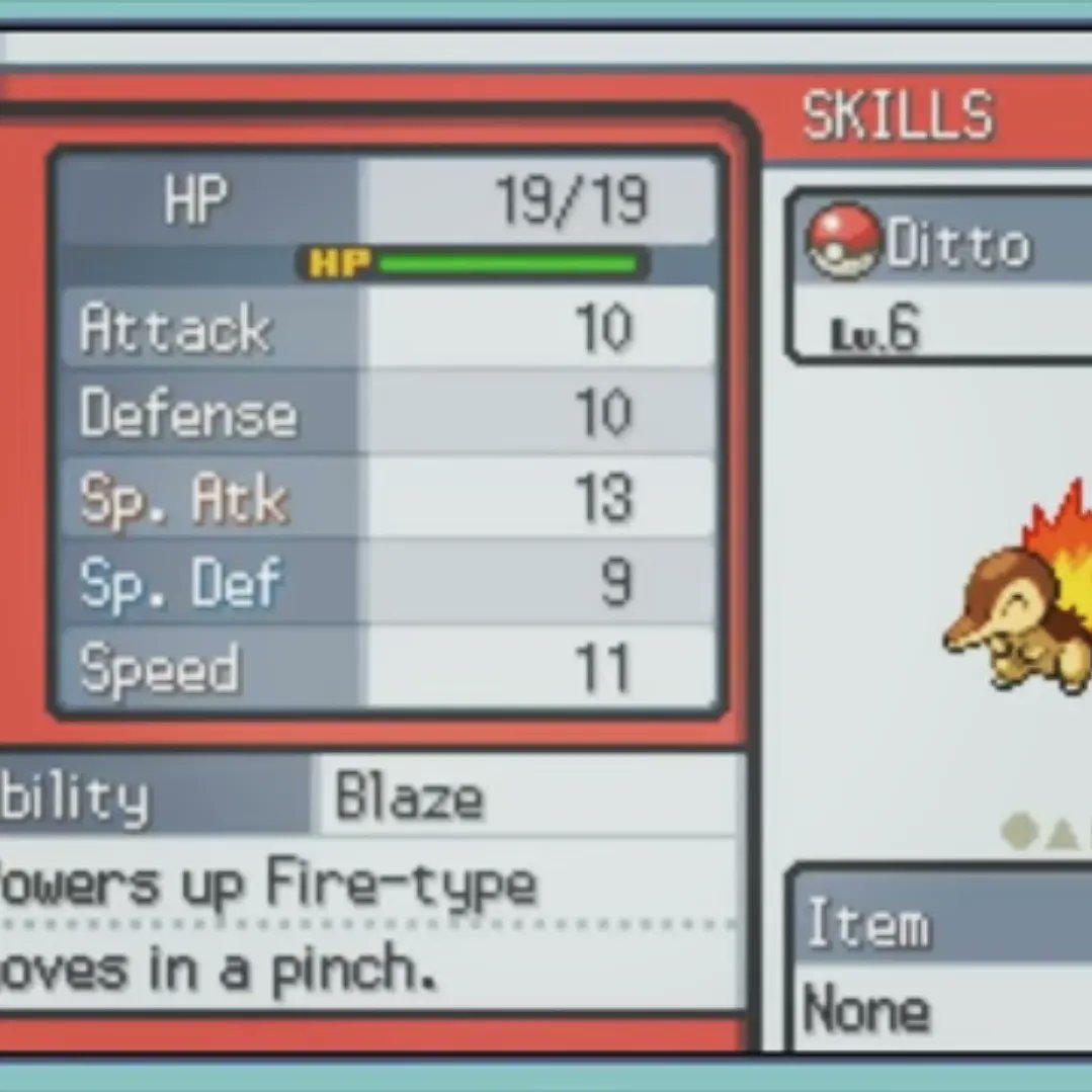 Shiny Cyndaquil Heartgold