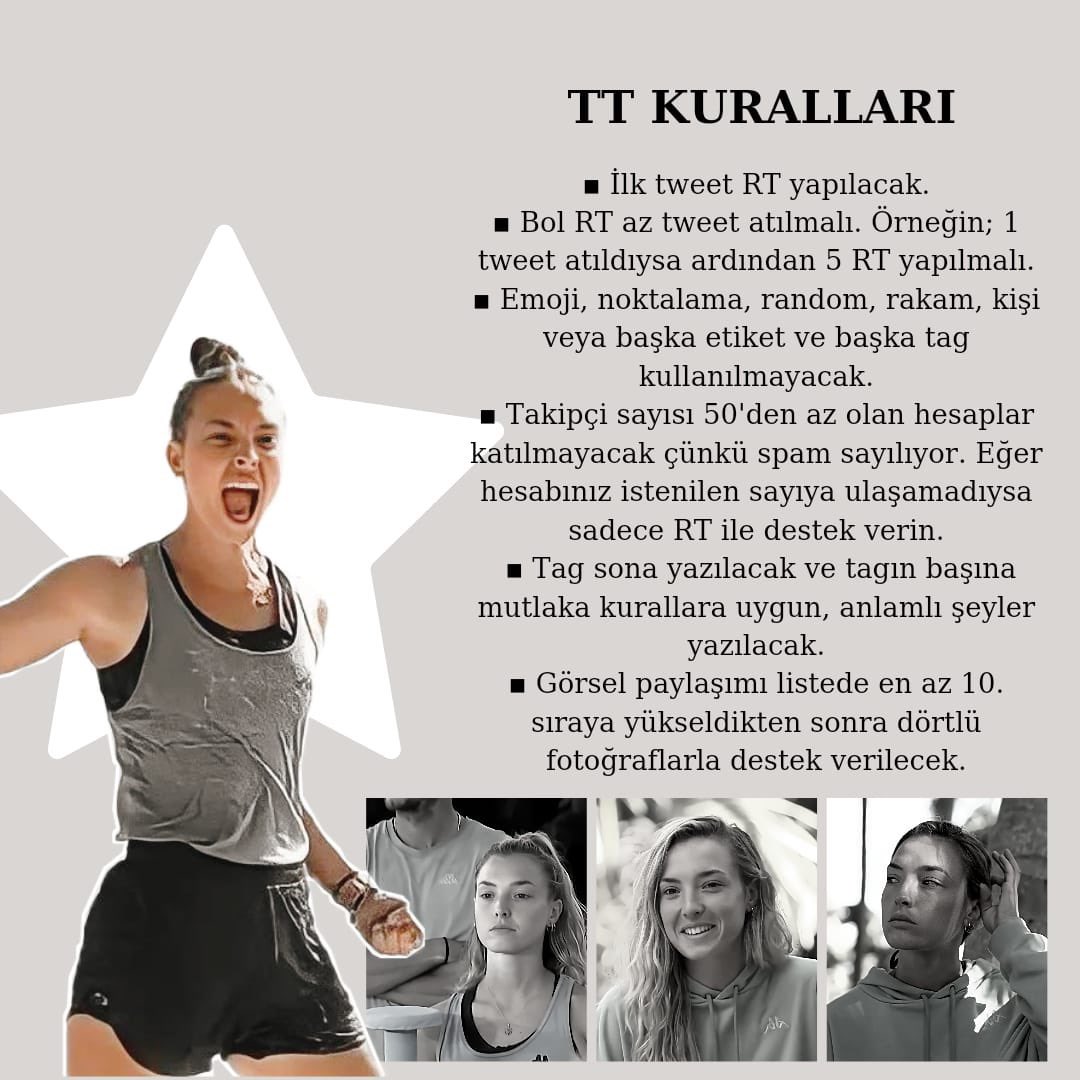 Unutmadık değil mi? Tüm Sude sevenlerini TT çalışmamıza bekliyoruz. Kurallara uymayı unutmayalım🧡 

#sudeburcu #sbfc #survivor2022allstar