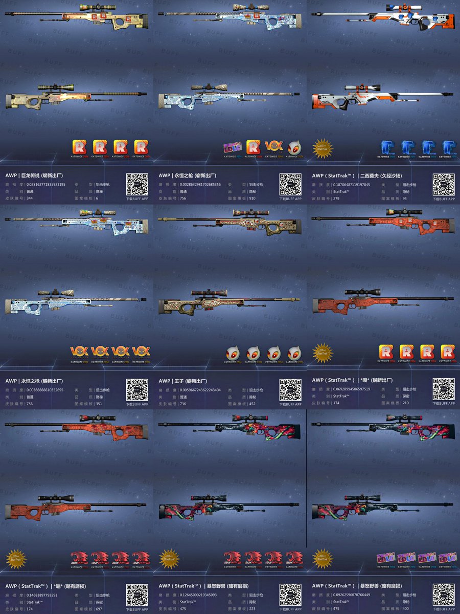 chinghooCS's tweet photo. Today is the collection of
Katowice AWP
DM me if interested <3
Waiting for your offers🙇

$100 giveaway for each skin if it sold in Twitter
🔁RT&amp;Like this tweet
➡️Follow me @chinghooCS https://t.co/nraWZdwbfa