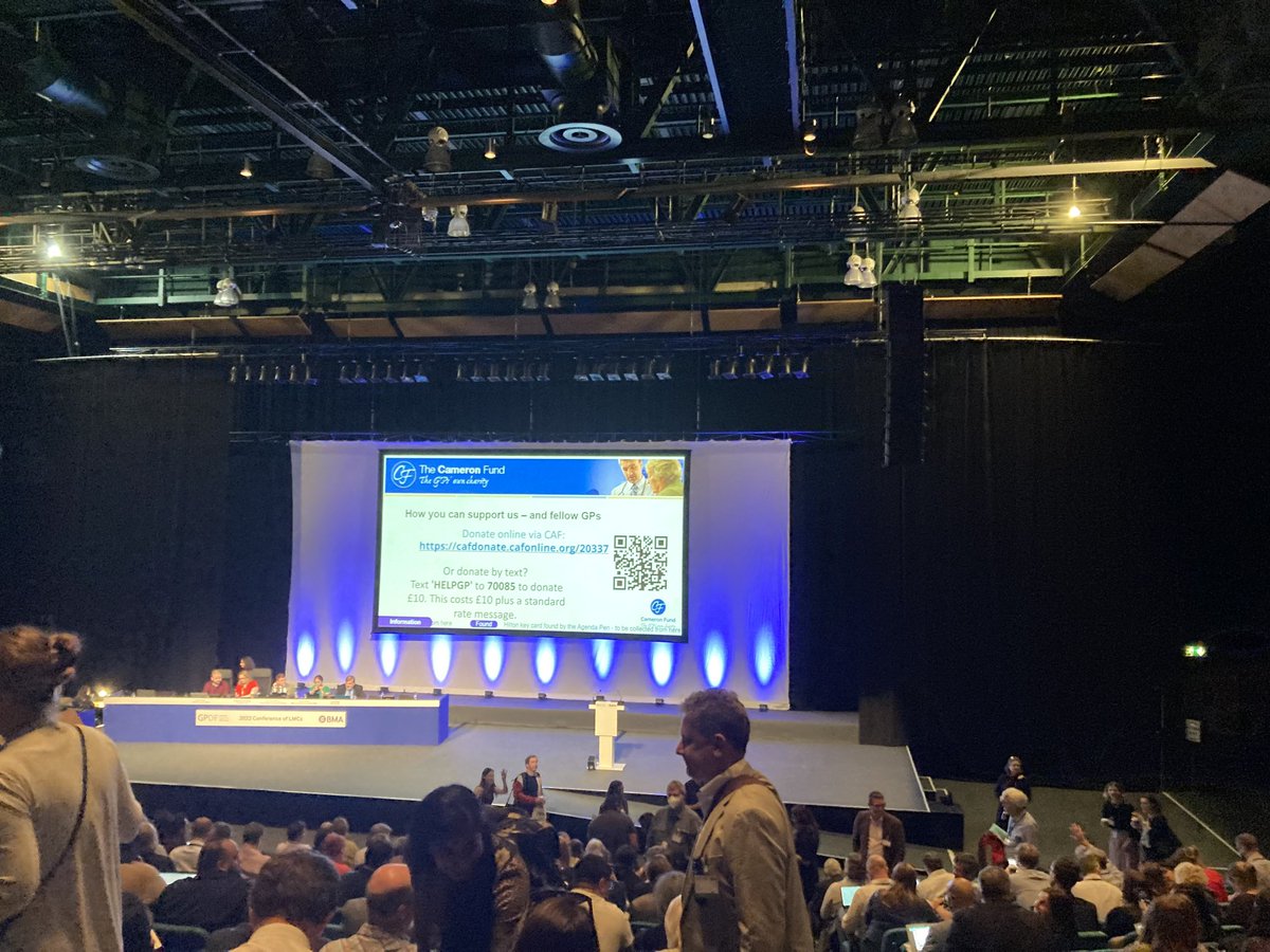 GaryCalver1's tweet photo. #cameronfund #lmcconference #BMA #helpgps.  At LMC conference with great support from Agenda Xommittee https://t.co/pW9H0NSMFC